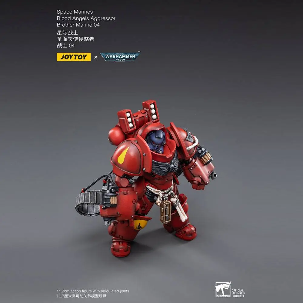 Warhammer 40k 1/18 Blood Angels Aggressor Brother Marine 04 akciófigura 12 cm termékfotó