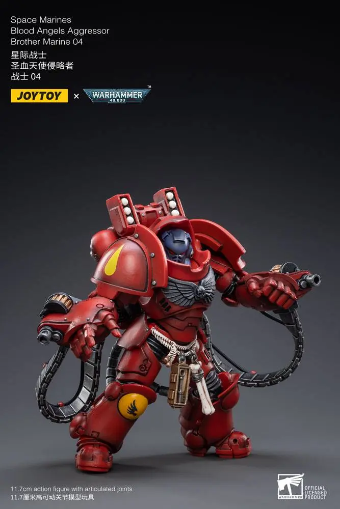 Warhammer 40k 1/18 Blood Angels Aggressor Brother Marine 04 akciófigura 12 cm termékfotó