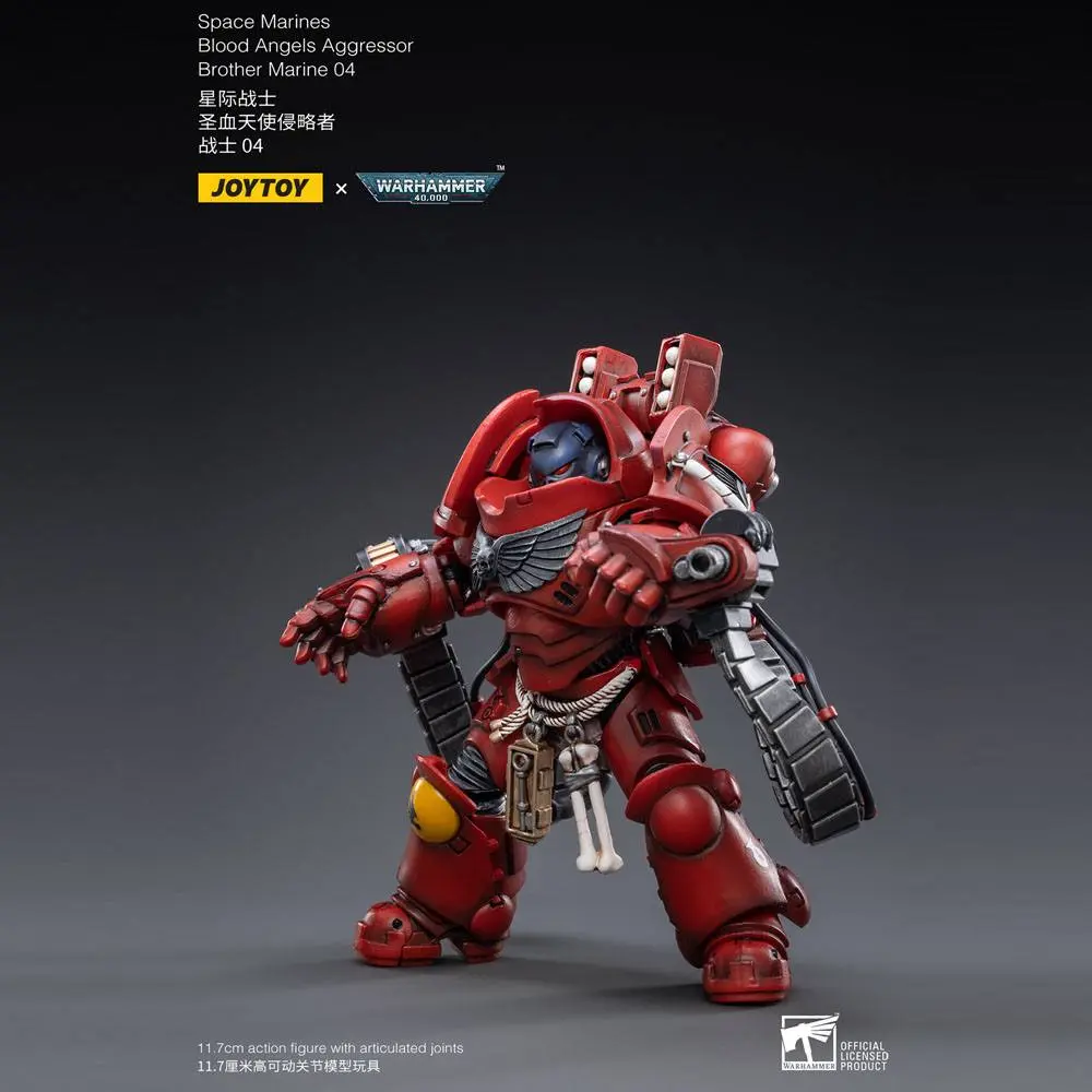 Warhammer 40k 1/18 Blood Angels Aggressor Brother Marine 04 akciófigura 12 cm termékfotó