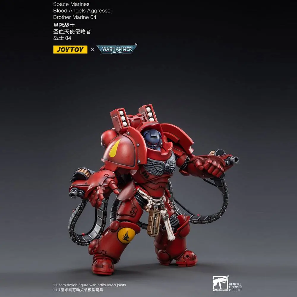 Warhammer 40k 1/18 Blood Angels Aggressor Brother Marine 04 akciófigura 12 cm termékfotó