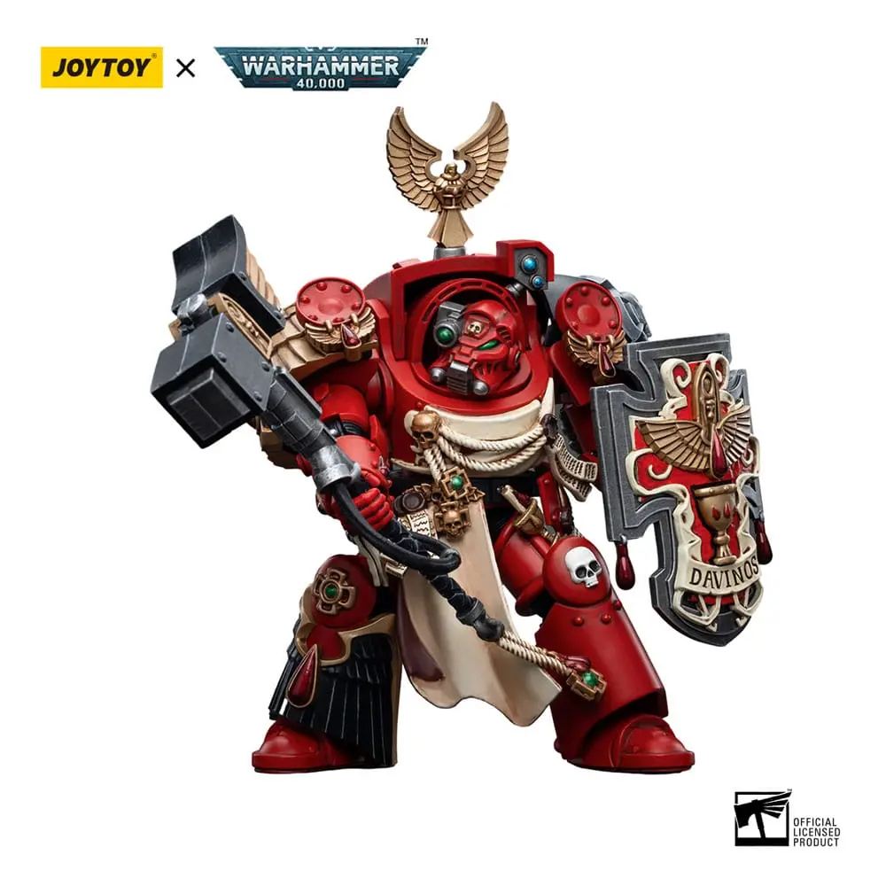 Warhammer 40k 1/18 Blood Angels Assault Terminators Brother Davinos akciófigura 12 cm termékfotó