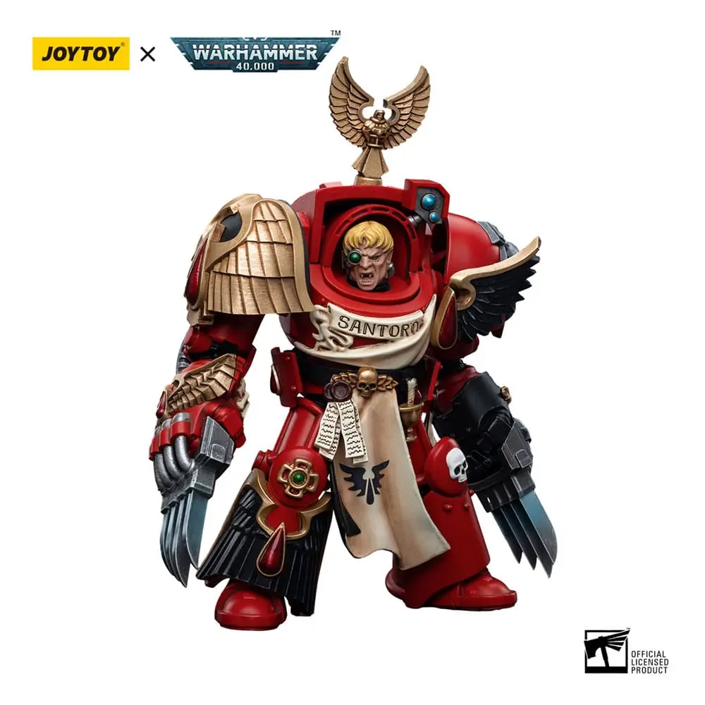 Warhammer 40k 1/18 Blood Angels Assault Terminators Sergeant Santoro akciófigura 12 cm termékfotó