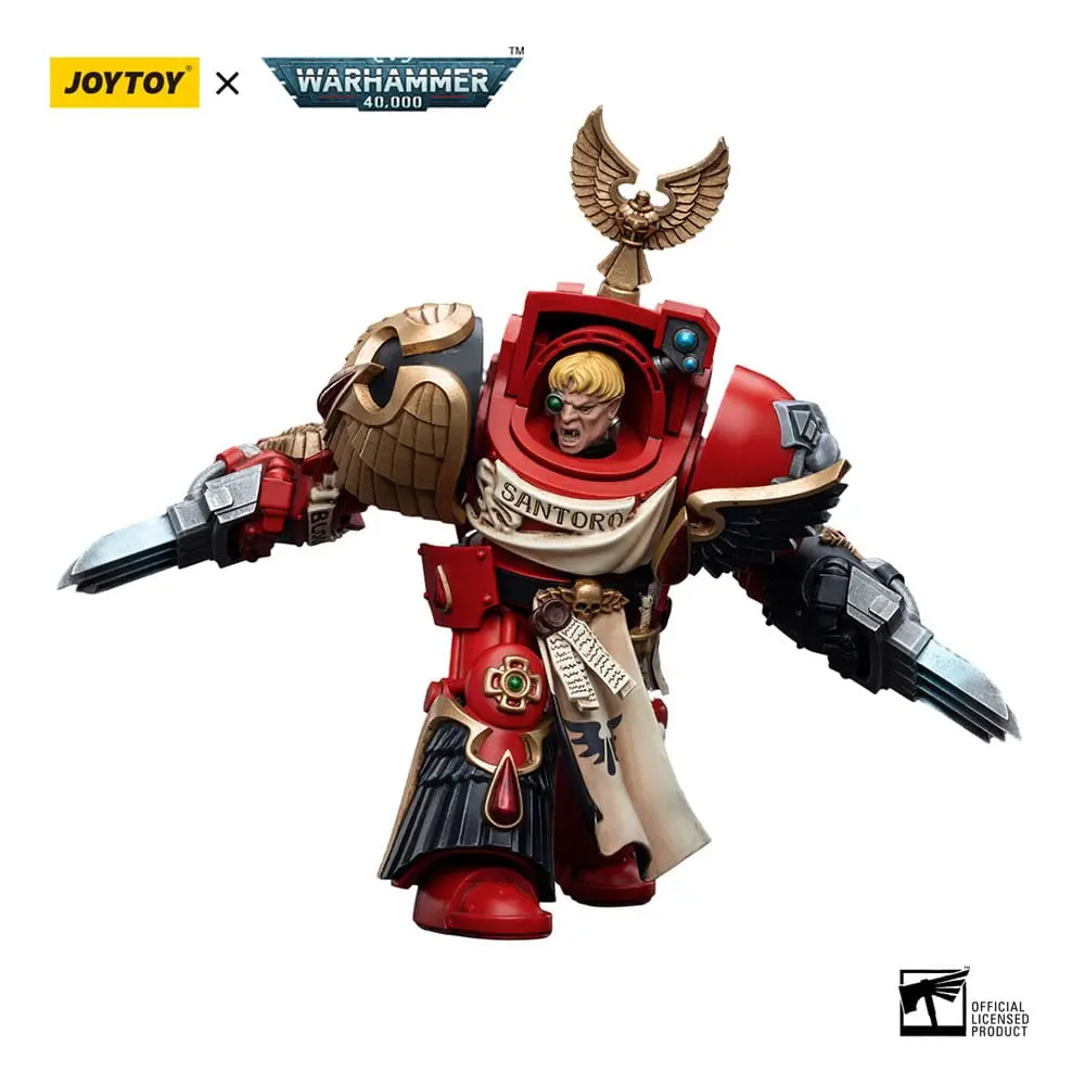Warhammer 40k 1/18 Blood Angels Assault Terminators Sergeant Santoro akciófigura 12 cm termékfotó