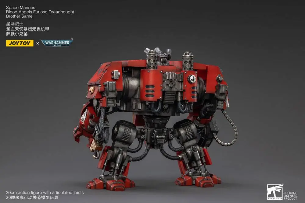 Warhammer 40k 1/18 Blood Angels Furioso Dreadnought Brother Samel akciófigura 20 cm termékfotó