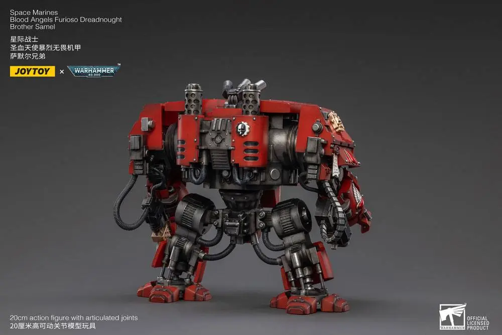 Warhammer 40k 1/18 Blood Angels Furioso Dreadnought Brother Samel akciófigura 20 cm termékfotó