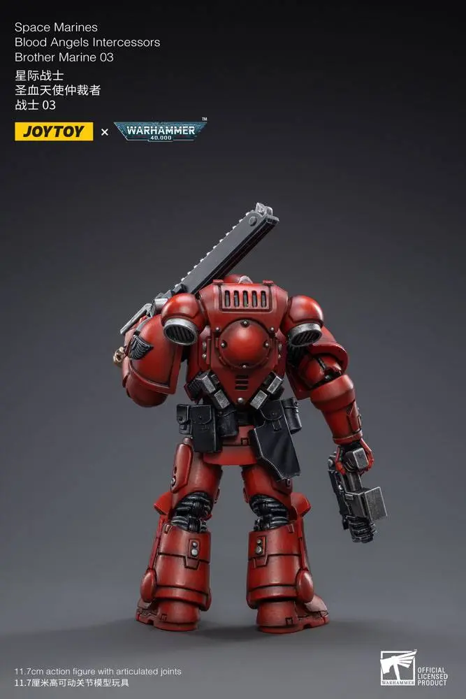 Warhammer 40k 1/18 Blood Angels Intercessors Brother Marine 03 akciófigura 12 cm termékfotó