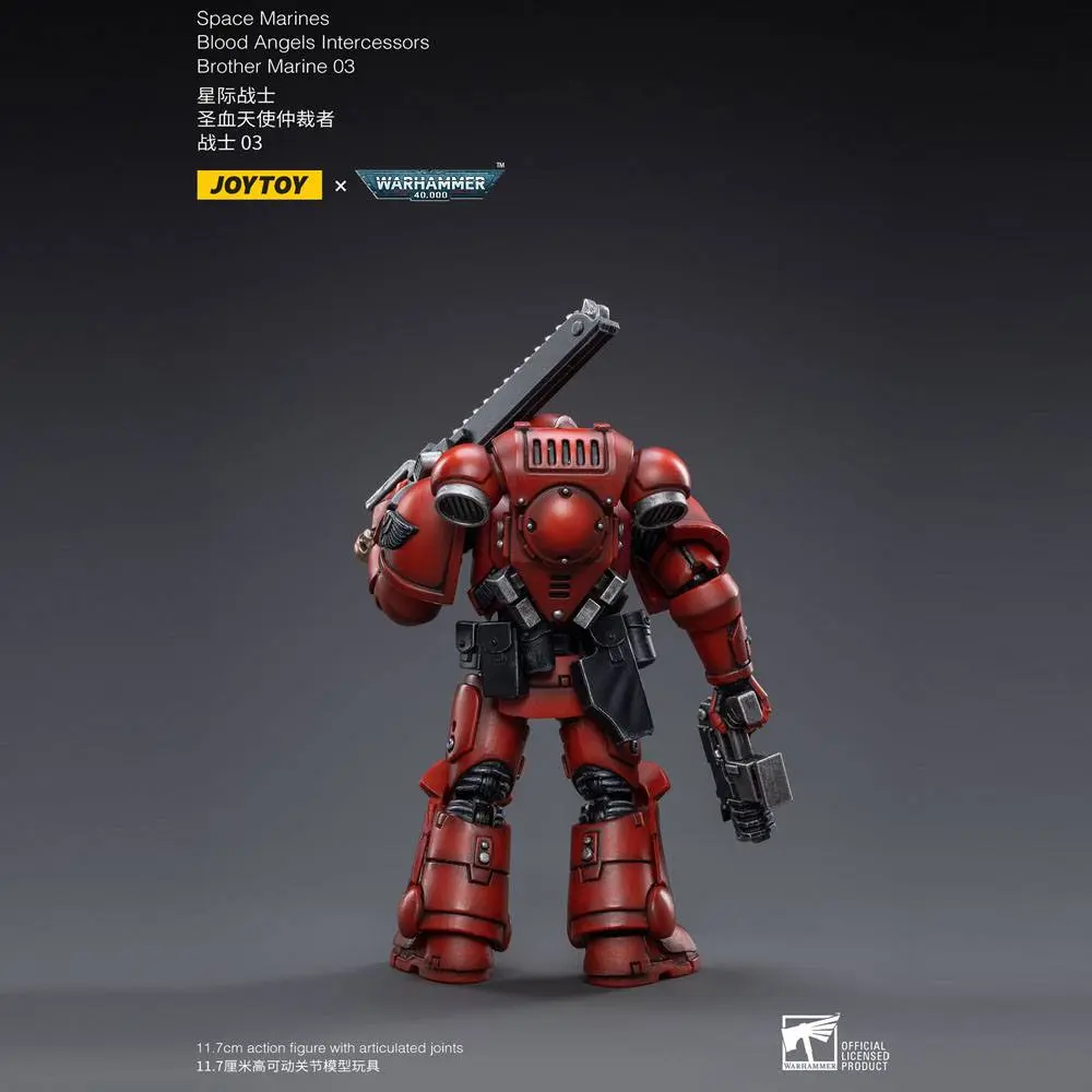 Warhammer 40k 1/18 Blood Angels Intercessors Brother Marine 03 akciófigura 12 cm termékfotó