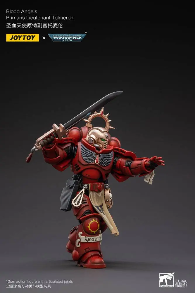 Warhammer 40k 1/18 Blood Angels Primaris Lieutenant Tolmeron akciófigura 12 cm termékfotó