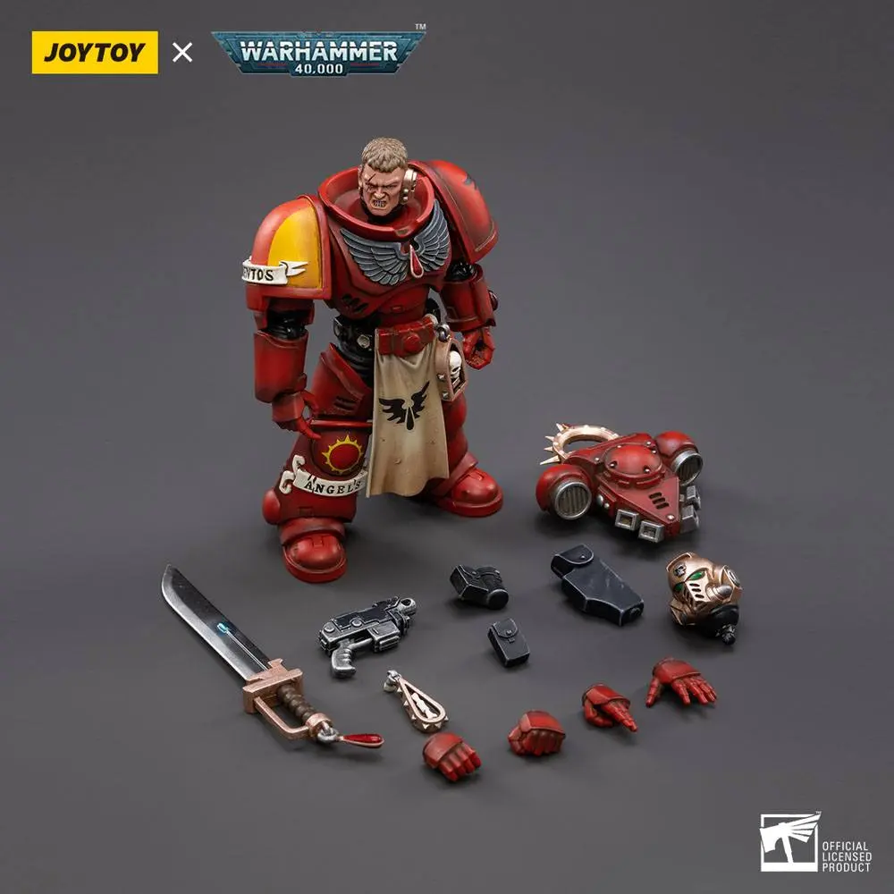 Warhammer 40k 1/18 Blood Angels Primaris Lieutenant Tolmeron akciófigura 12 cm termékfotó