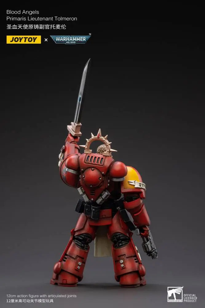 Warhammer 40k 1/18 Blood Angels Primaris Lieutenant Tolmeron akciófigura 12 cm termékfotó