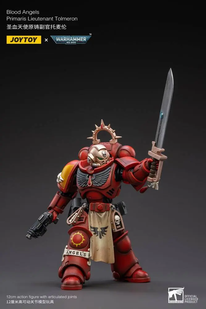 Warhammer 40k 1/18 Blood Angels Primaris Lieutenant Tolmeron akciófigura 12 cm termékfotó