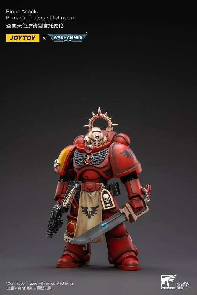 Warhammer 40k 1/18 Blood Angels Primaris Lieutenant Tolmeron akciófigura 12 cm termékfotó