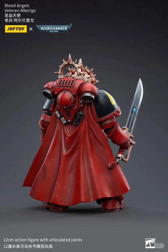 Warhammer 40k 1/18 Blood Angels Veteran Alberigo akciófigura 12 cm termékfotó