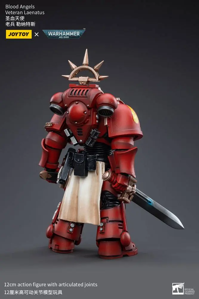 Warhammer 40k 1/18 Blood Angels Veteran Laenatus akciófigura 12 cm termékfotó