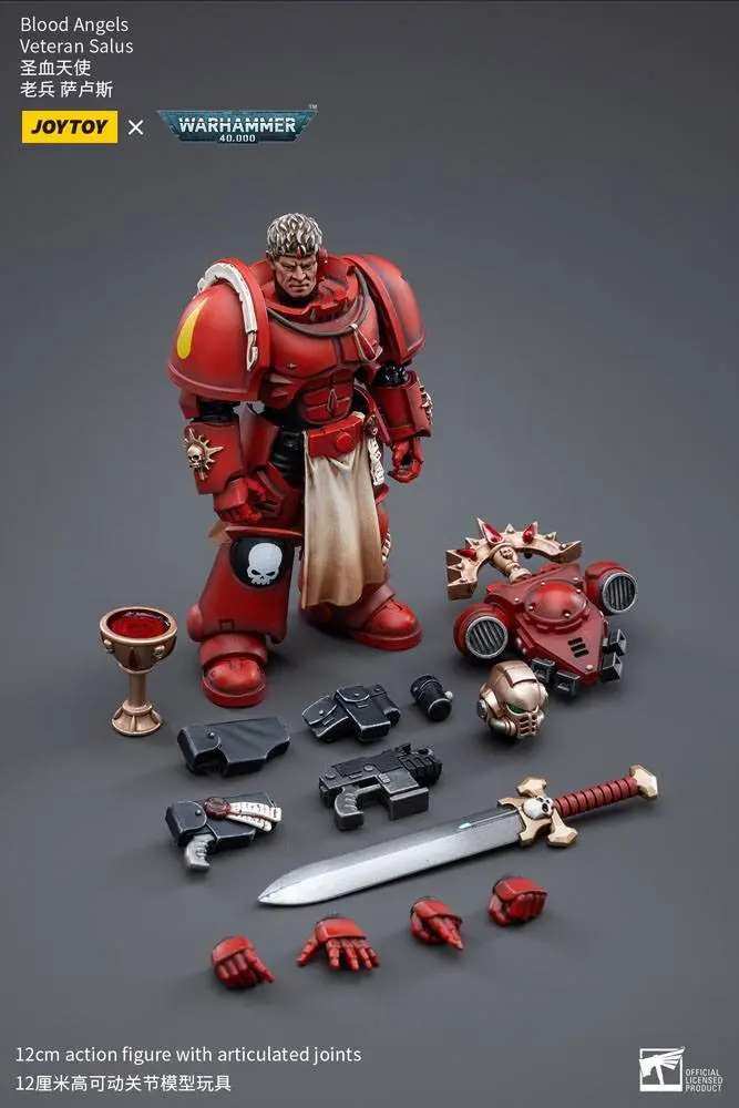 Warhammer 40k 1/18 Blood Angels Veteran Salus akciófigura 12 cm termékfotó