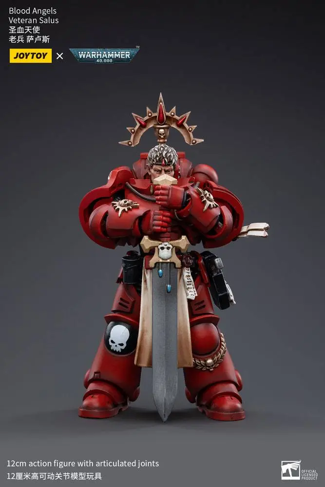 Warhammer 40k 1/18 Blood Angels Veteran Salus akciófigura 12 cm termékfotó