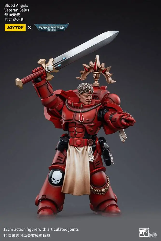Warhammer 40k 1/18 Blood Angels Veteran Salus akciófigura 12 cm termékfotó