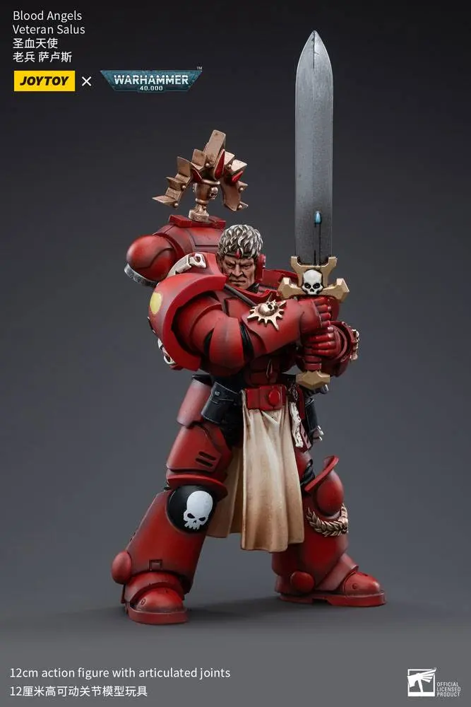Warhammer 40k 1/18 Blood Angels Veteran Salus akciófigura 12 cm termékfotó