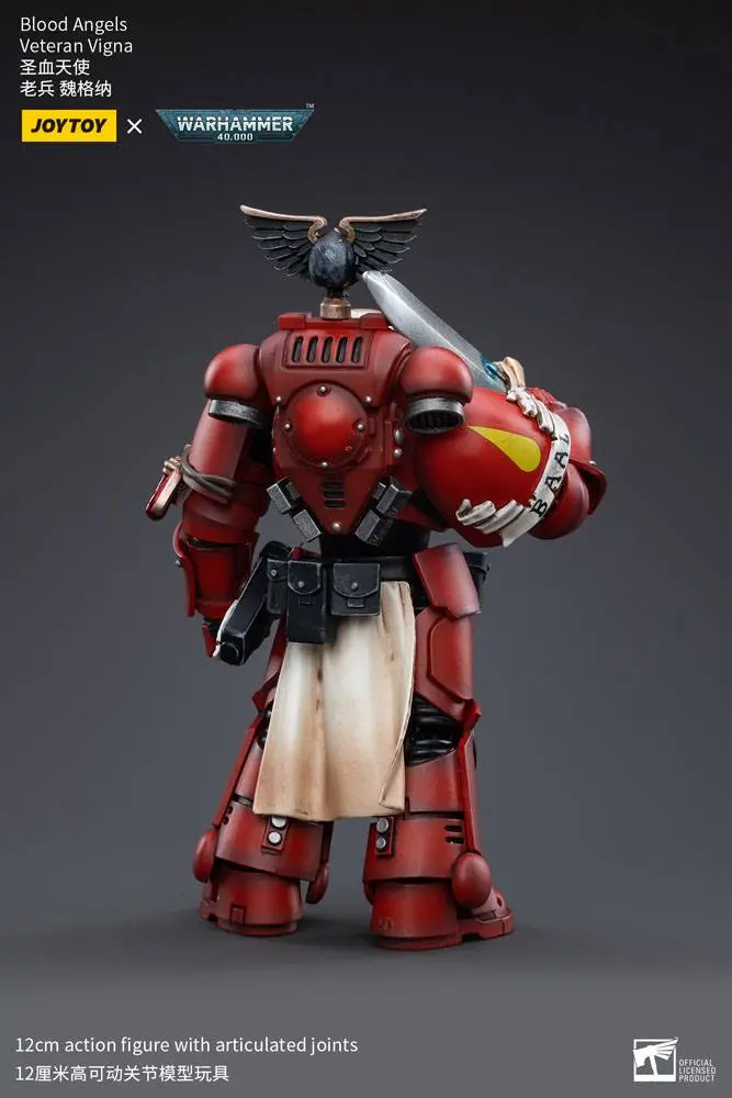 Warhammer 40k 1/18 Blood Angels Veteran Vigna akciófigura 12 cm termékfotó