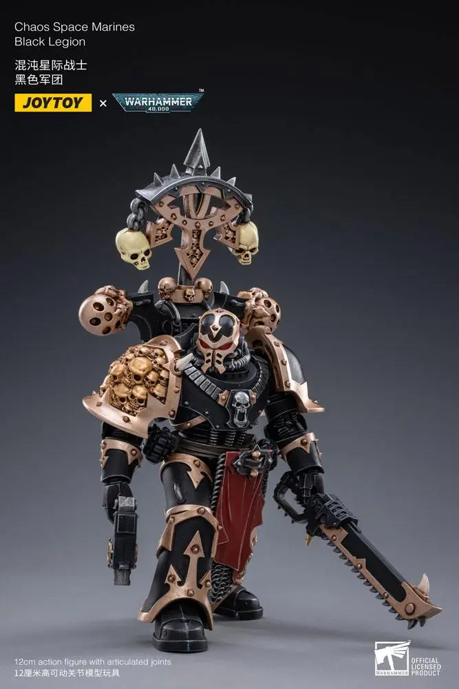 Warhammer 40k 1/18 Chaos Space Marine 04 akciófigura 12 cm termékfotó