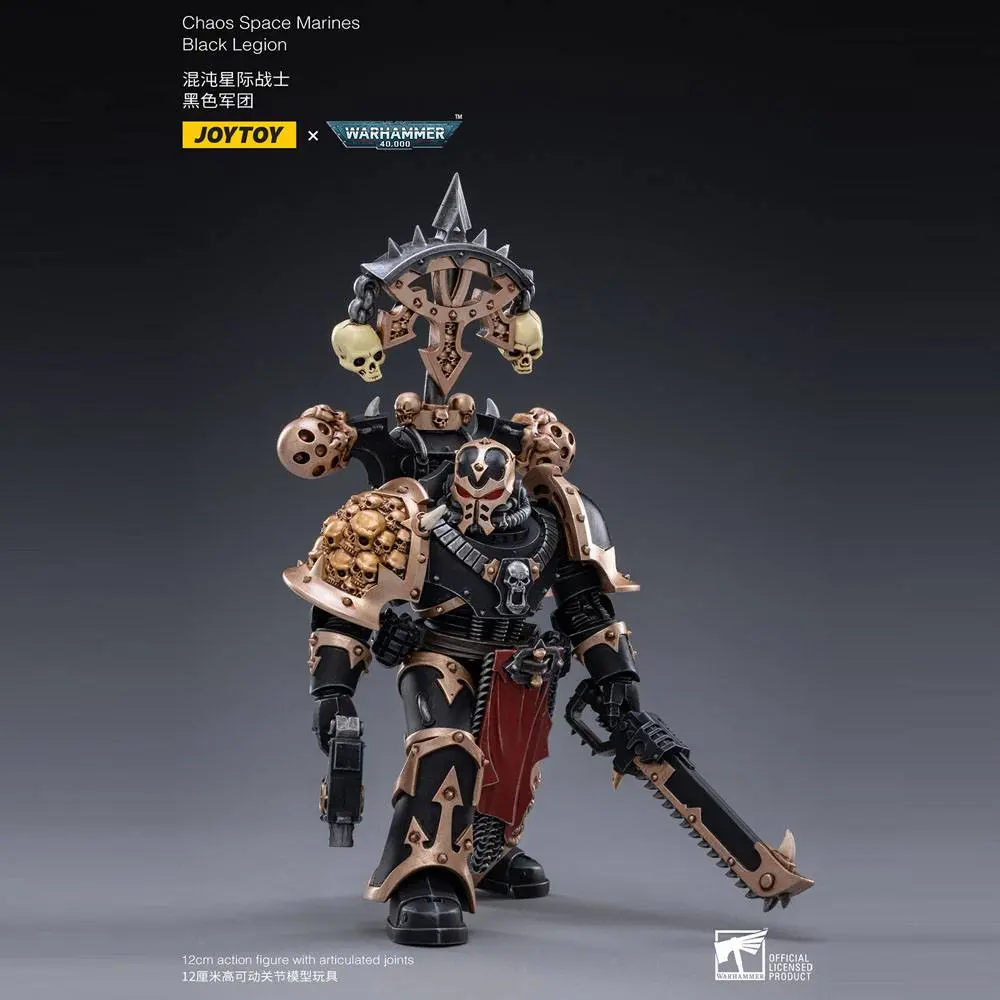 Warhammer 40k 1/18 Chaos Space Marine 04 akciófigura 12 cm termékfotó