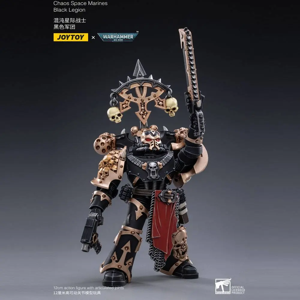 Warhammer 40k 1/18 Chaos Space Marine 04 akciófigura 12 cm termékfotó