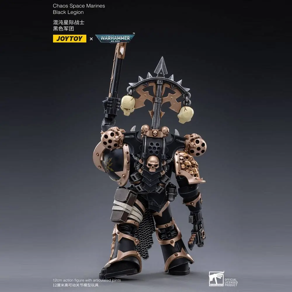 Warhammer 40k 1/18 Chaos Space Marine 04 akciófigura 12 cm termékfotó