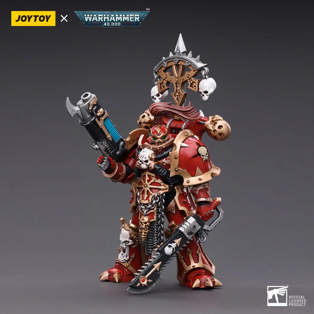 Warhammer 40k 1/18 Chaos Space Marines Crimson Slaughter Brother Karvult akciófigura 12 cm termékfotó
