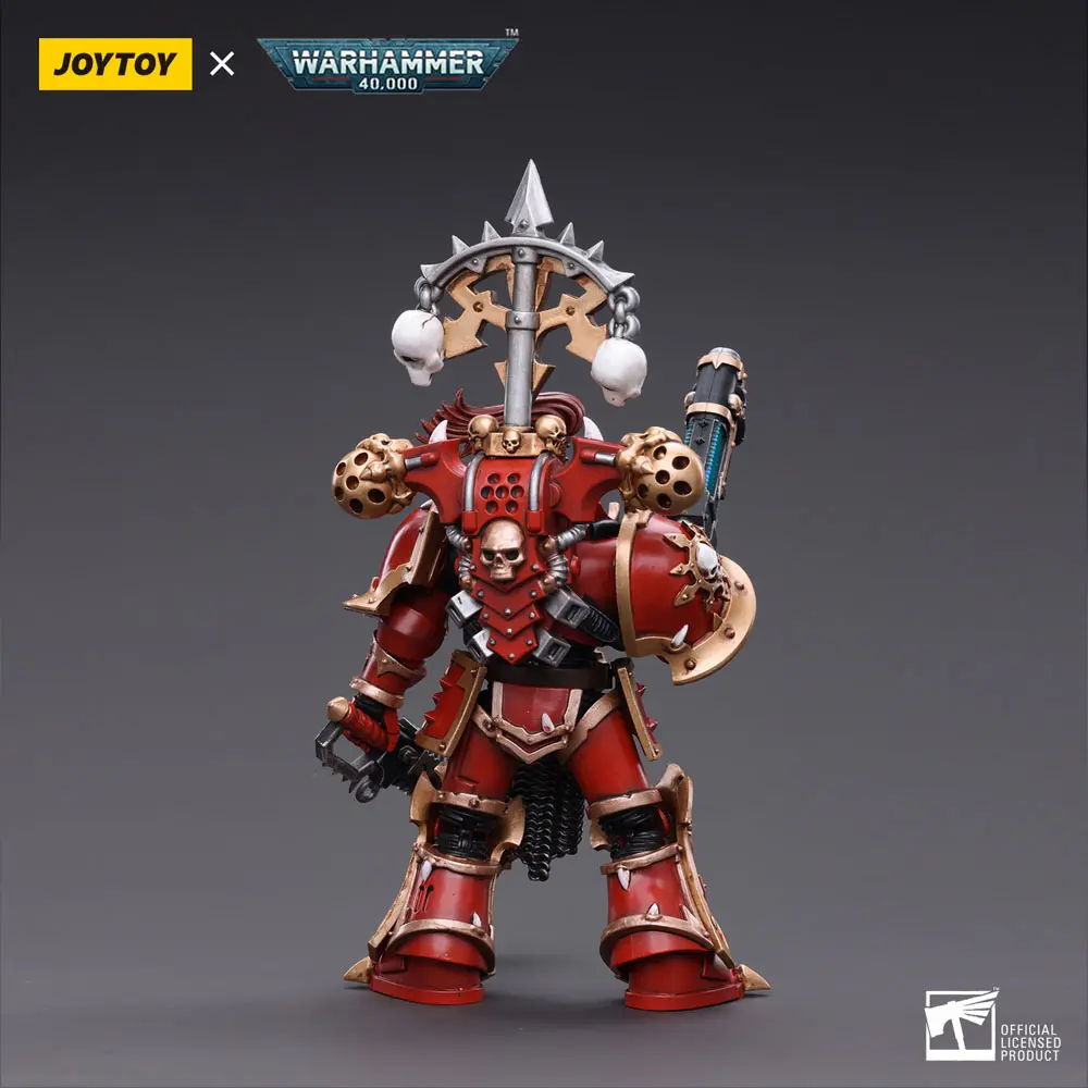 Warhammer 40k 1/18 Chaos Space Marines Crimson Slaughter Brother Karvult akciófigura 12 cm termékfotó