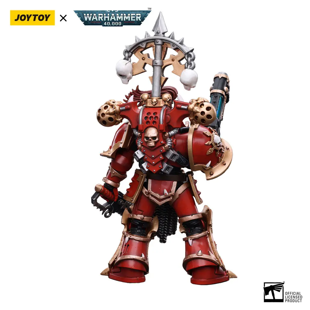 Warhammer 40k 1/18 Chaos Space Marines Crimson Slaughter Brother Karvult akciófigura 12 cm termékfotó