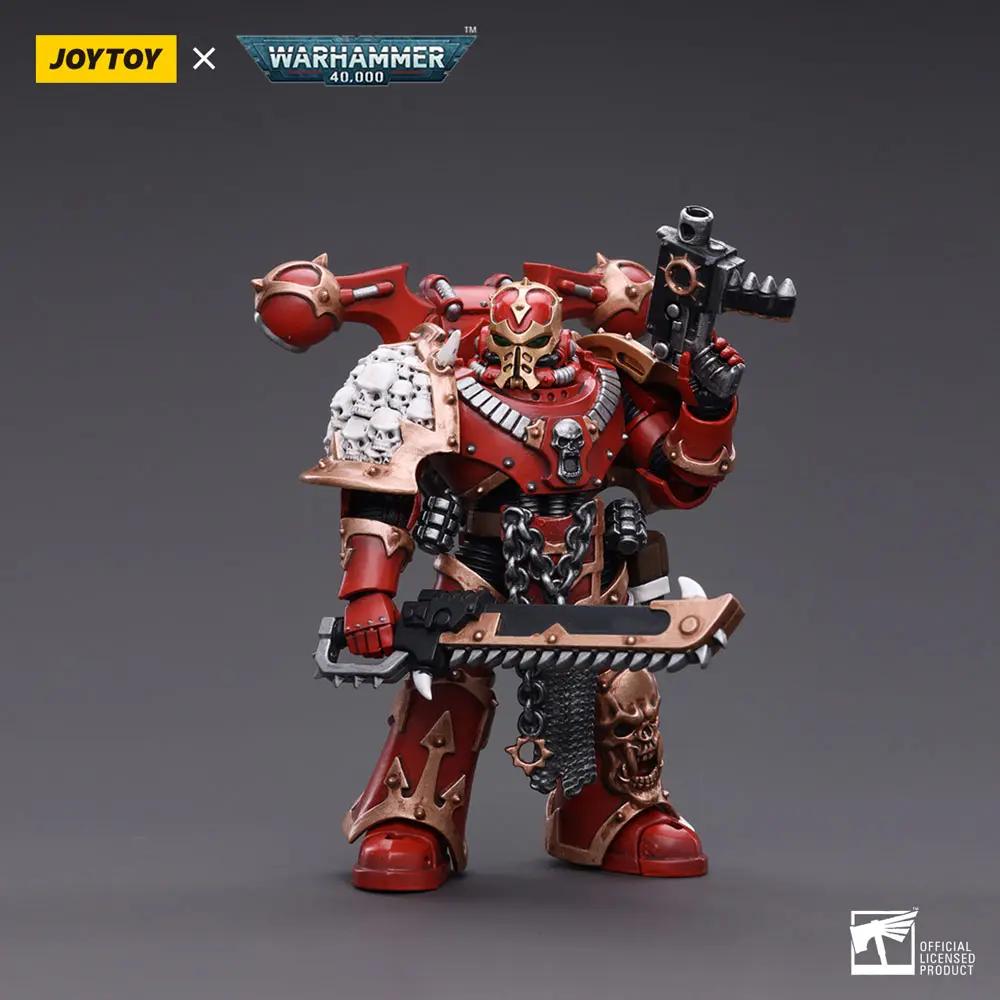 Warhammer 40k 1/18 Chaos Space Marines Crimson Slaughter Brother Maganar akciófigura 12 cm termékfotó