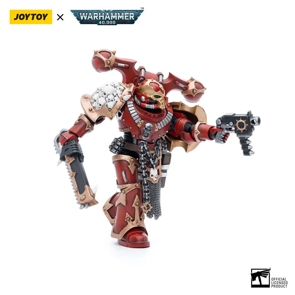 Warhammer 40k 1/18 Chaos Space Marines Crimson Slaughter Brother Maganar akciófigura 12 cm termékfotó