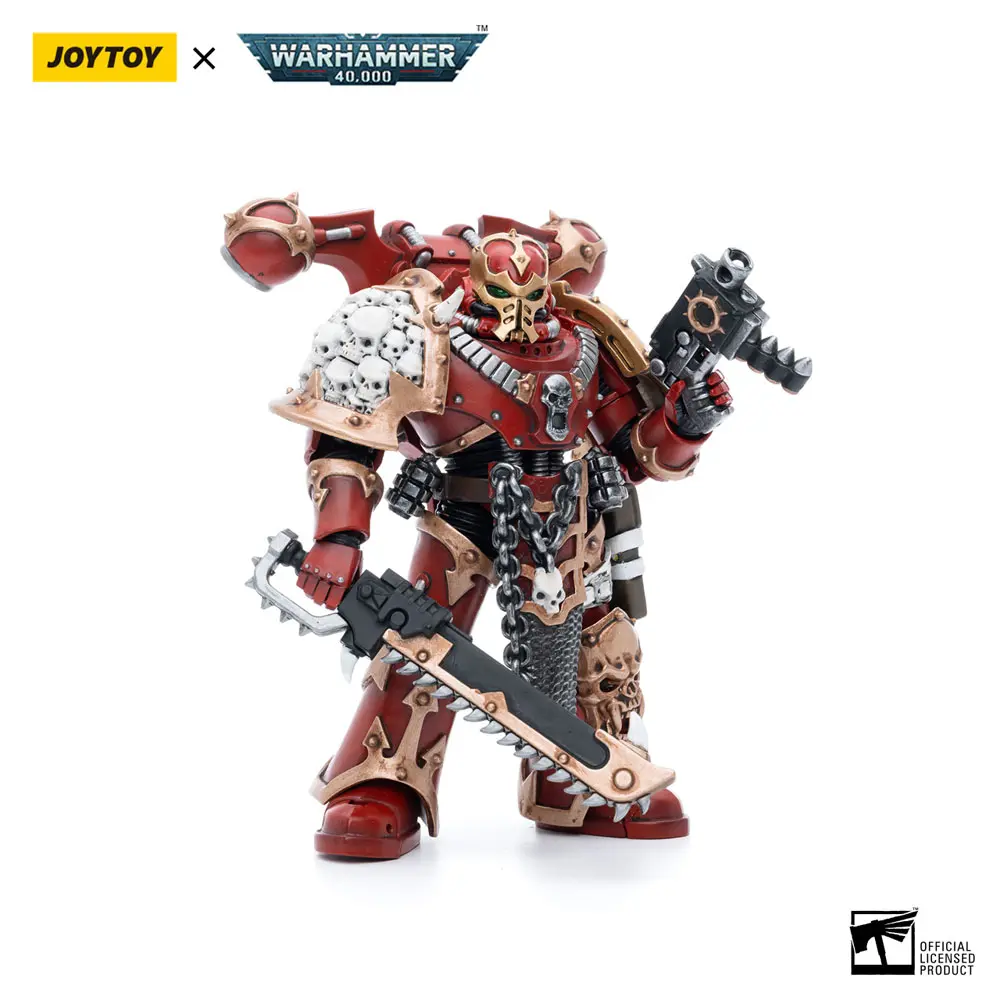 Warhammer 40k 1/18 Chaos Space Marines Crimson Slaughter Brother Maganar akciófigura 12 cm termékfotó