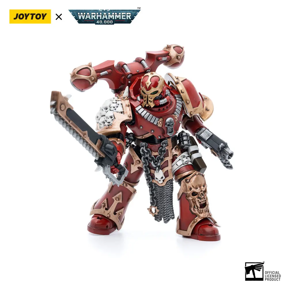Warhammer 40k 1/18 Chaos Space Marines Crimson Slaughter Brother Maganar akciófigura 12 cm termékfotó