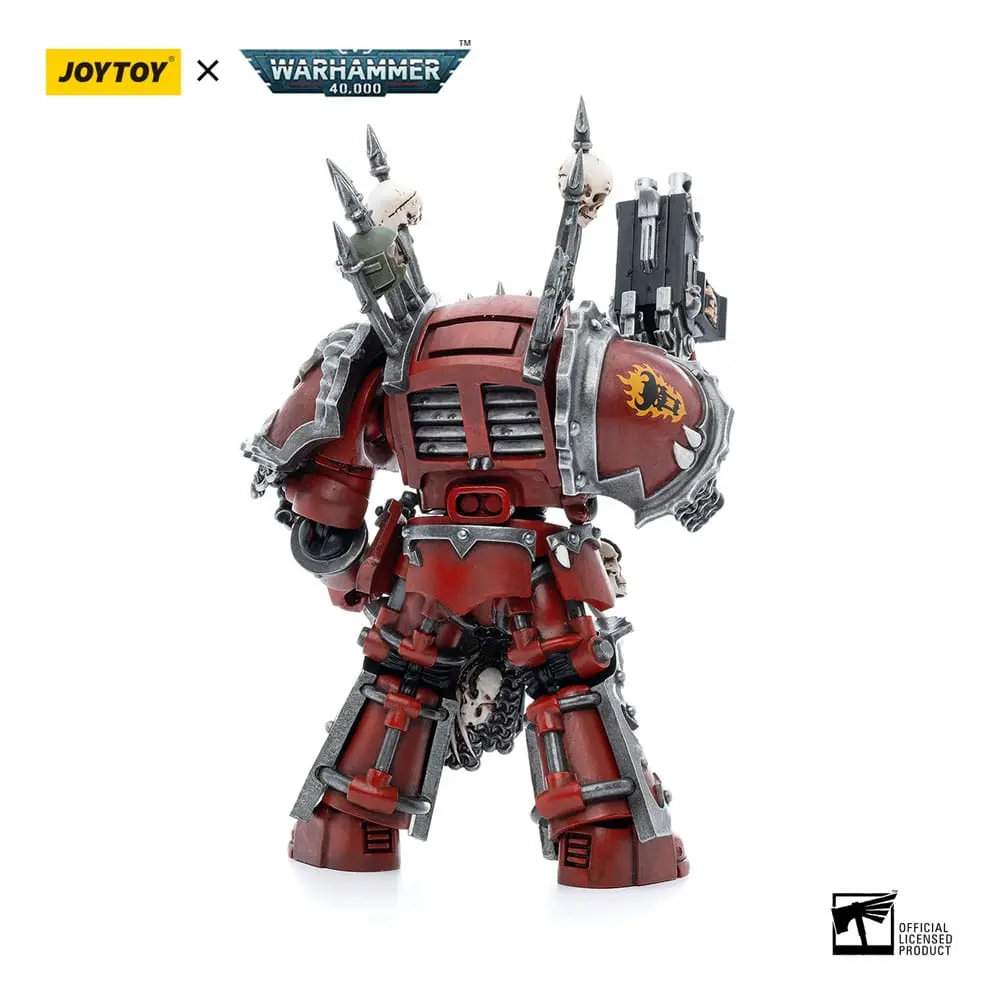 Warhammer 40k 1/18 Chaos Space Marines Word Bearers Chaos Terminator Garchak Vash akciófigura 12 cm termékfotó