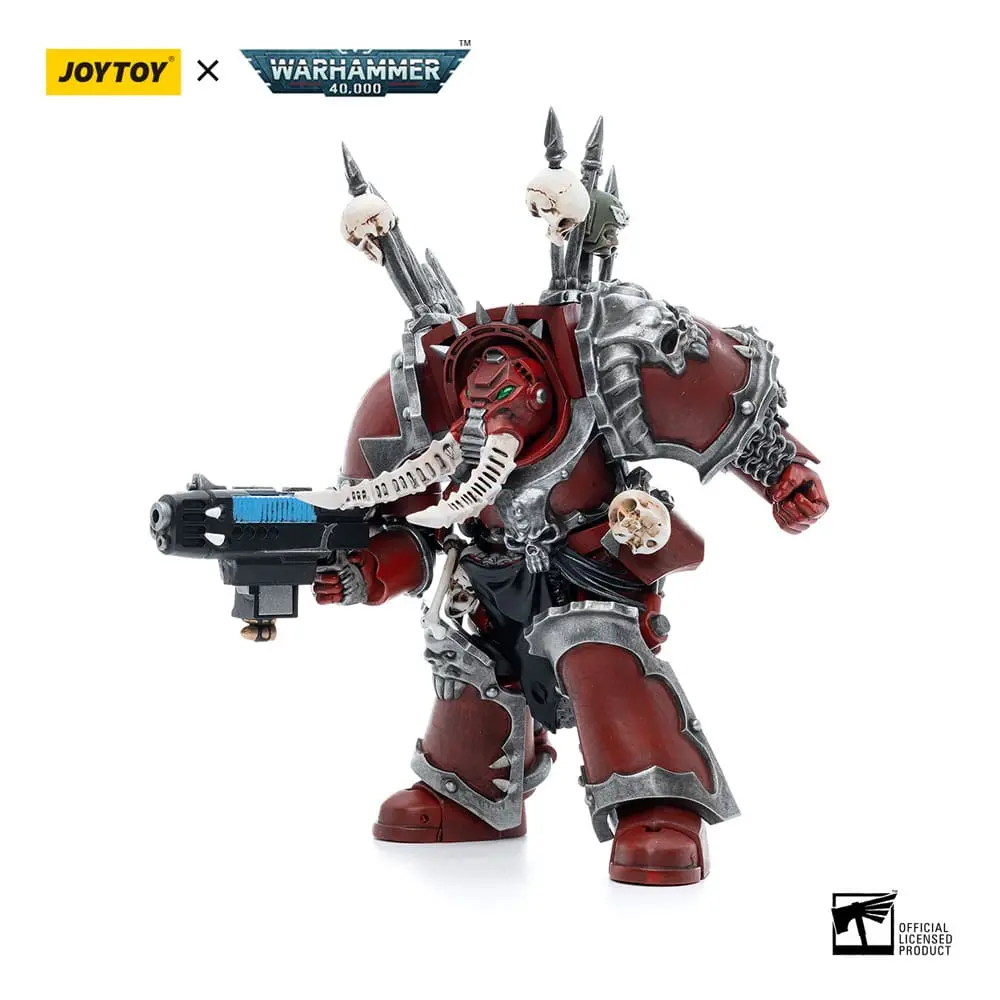 Warhammer 40k 1/18 Chaos Space Marines Word Bearers Chaos Terminator Garchak Vash akciófigura 12 cm termékfotó