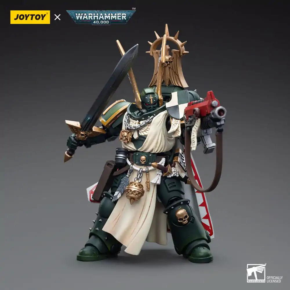 Warhammer 40k 1/18 Dark Angels Master Lazarus akciófigura 12 cm termékfotó