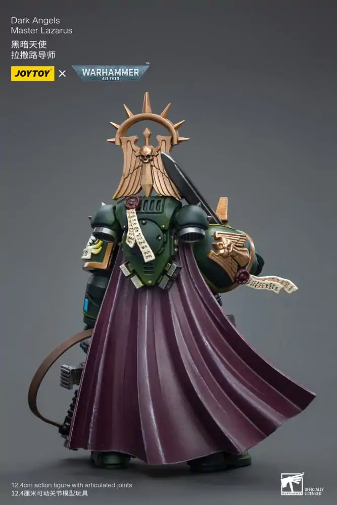 Warhammer 40k 1/18 Dark Angels Master Lazarus akciófigura 12 cm termékfotó