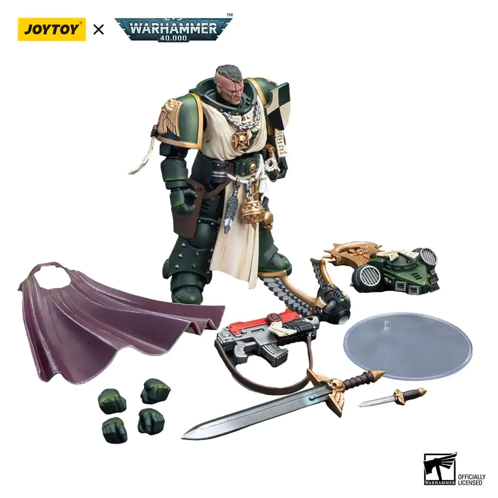 Warhammer 40k 1/18 Dark Angels Master Lazarus akciófigura 12 cm termékfotó