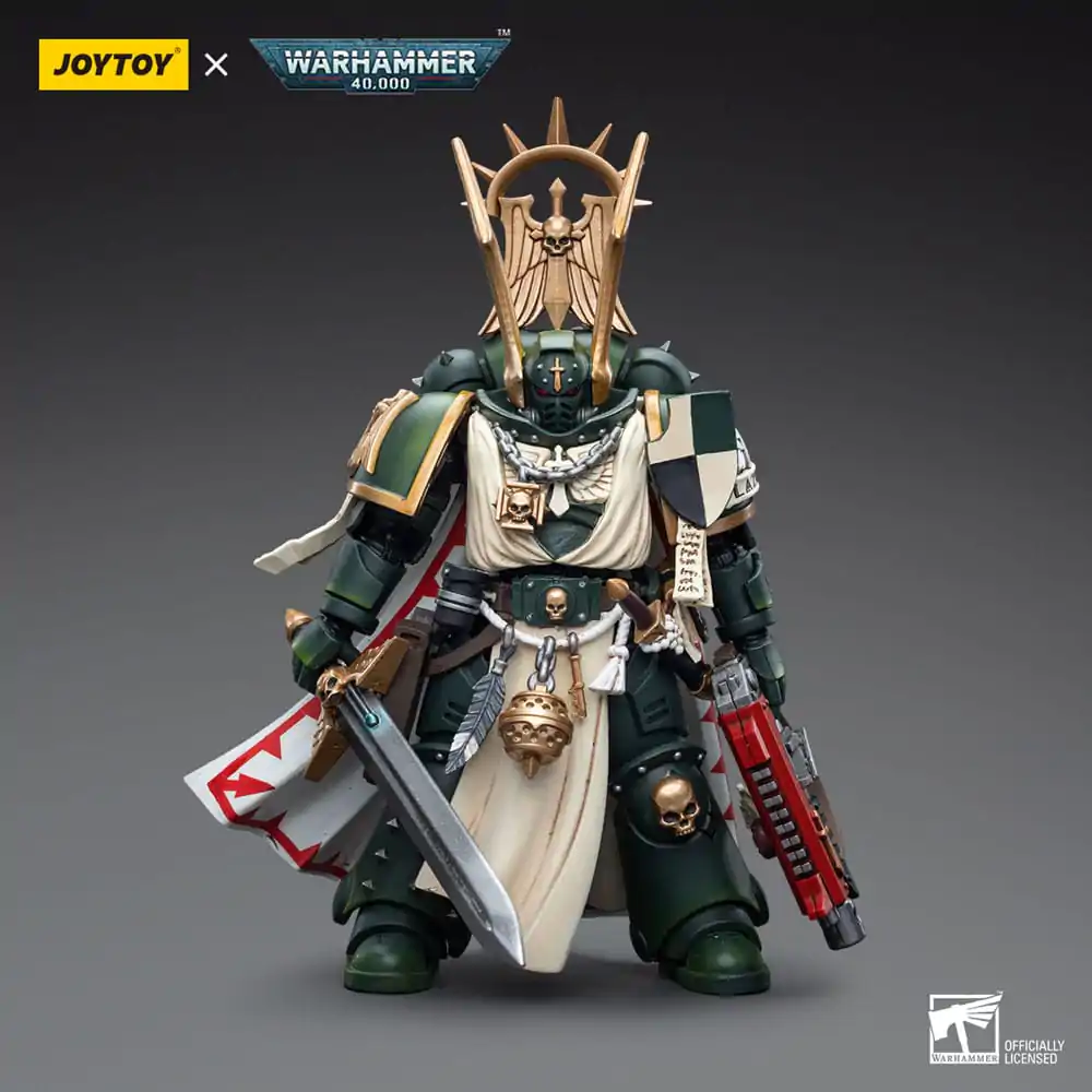 Warhammer 40k 1/18 Dark Angels Master Lazarus akciófigura 12 cm termékfotó