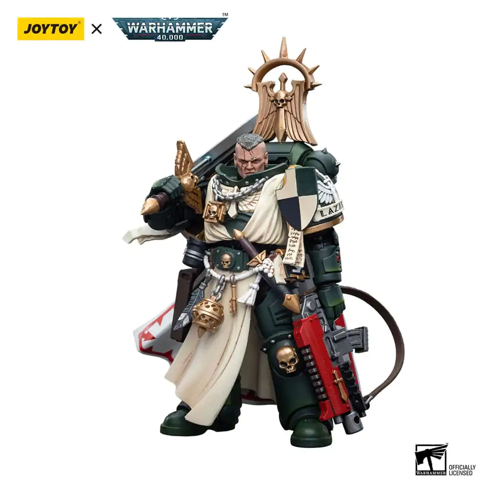 Warhammer 40k 1/18 Dark Angels Master Lazarus akciófigura 12 cm termékfotó