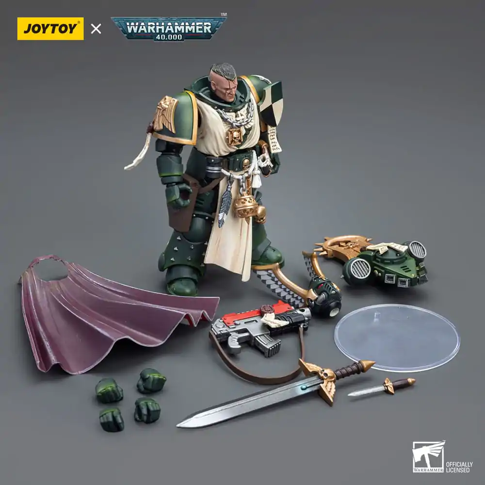 Warhammer 40k 1/18 Dark Angels Master Lazarus akciófigura 12 cm termékfotó