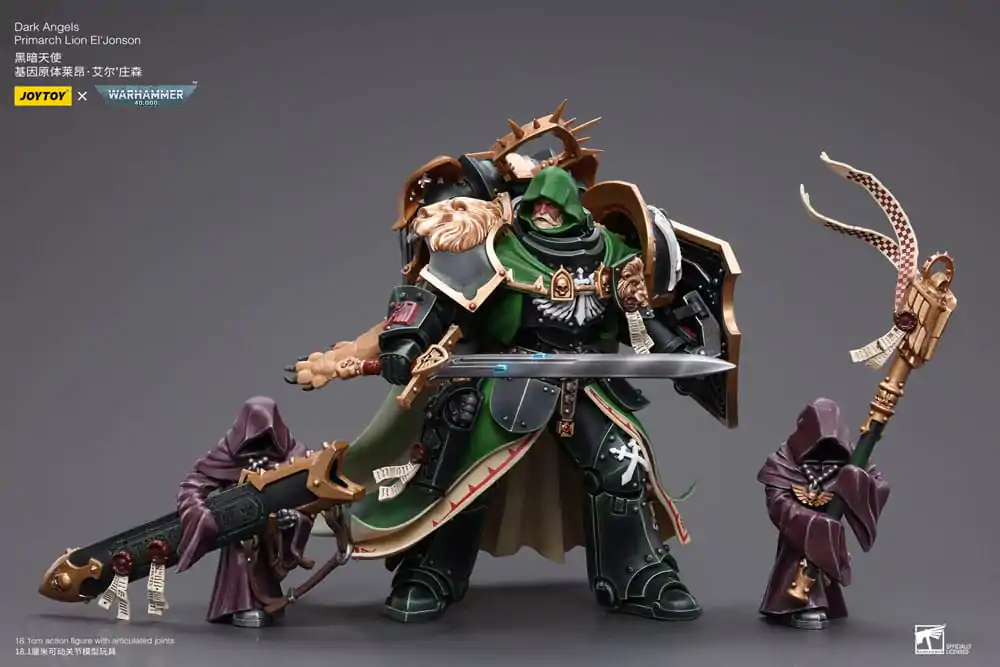 Warhammer 40k 1/18 Dark Angels Primarch Lion El' Jonson akciófigura 18 cm termékfotó