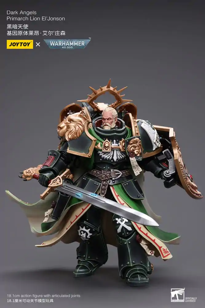 Warhammer 40k 1/18 Dark Angels Primarch Lion El' Jonson akciófigura 18 cm termékfotó