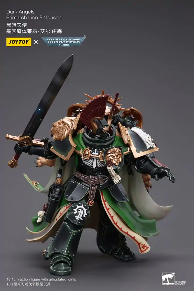 Warhammer 40k 1/18 Dark Angels Primarch Lion El' Jonson akciófigura 18 cm termékfotó