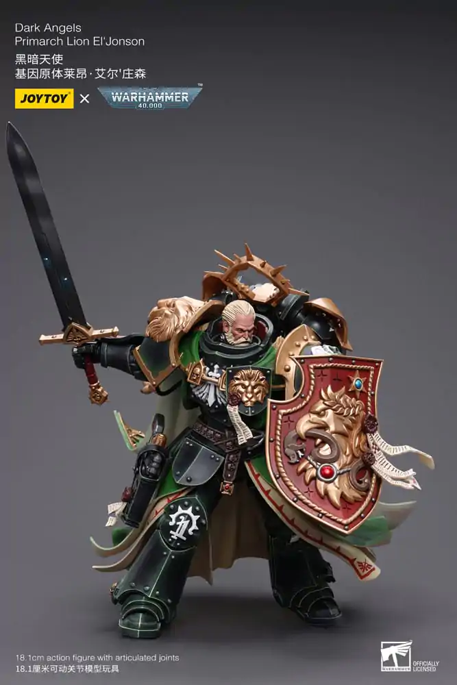 Warhammer 40k 1/18 Dark Angels Primarch Lion El' Jonson akciófigura 18 cm termékfotó