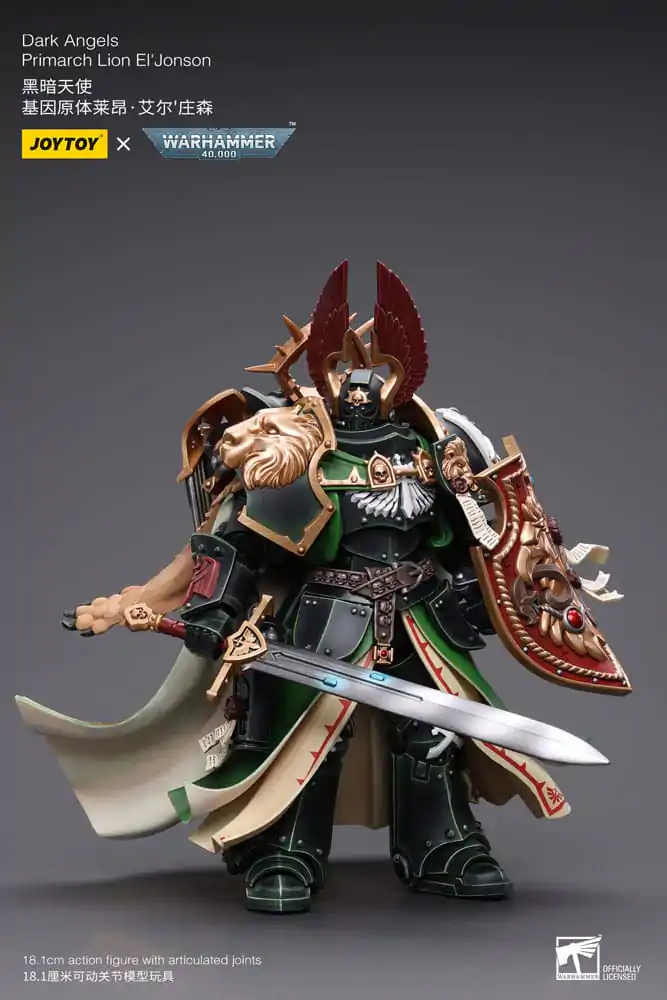 Warhammer 40k 1/18 Dark Angels Primarch Lion El' Jonson akciófigura 18 cm termékfotó