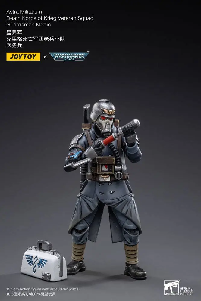 Warhammer 40k 1/18 Death Korps of Krieg Veteran Squad Guardsman Medic akciófigura 10 cm termékfotó