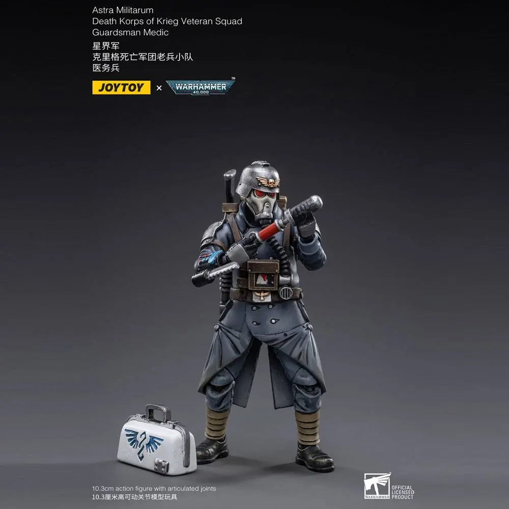 Warhammer 40k 1/18 Death Korps of Krieg Veteran Squad Guardsman Medic akciófigura 10 cm termékfotó