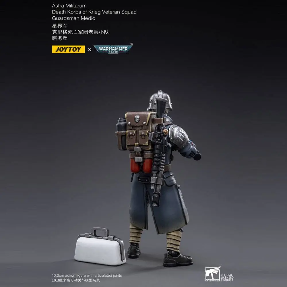 Warhammer 40k 1/18 Death Korps of Krieg Veteran Squad Guardsman Medic akciófigura 10 cm termékfotó